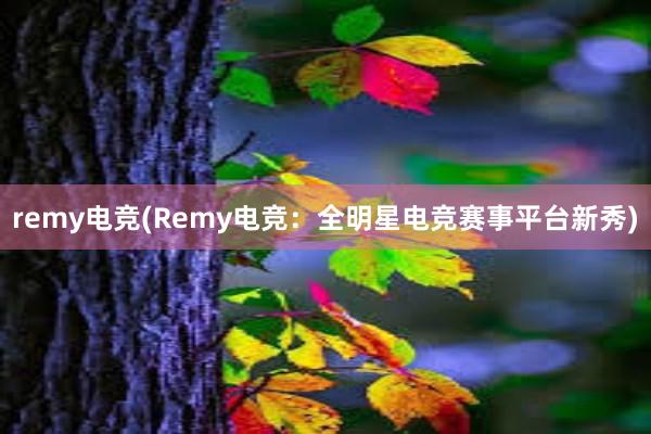 remy电竞(Remy电竞：全明星电竞赛事平台新秀)