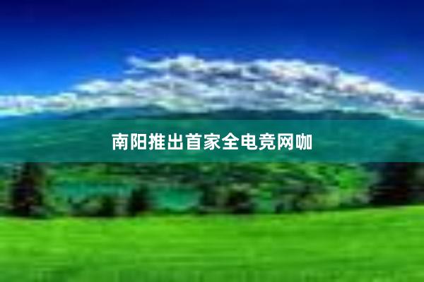 南阳推出首家全电竞网咖