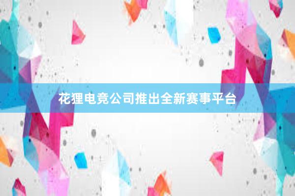 花狸电竞公司推出全新赛事平台